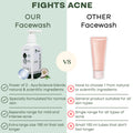 Fights Acne - Our Facewash VS Other Facewash