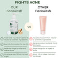 Fights Acne - Our Facewash VS Other Facewash