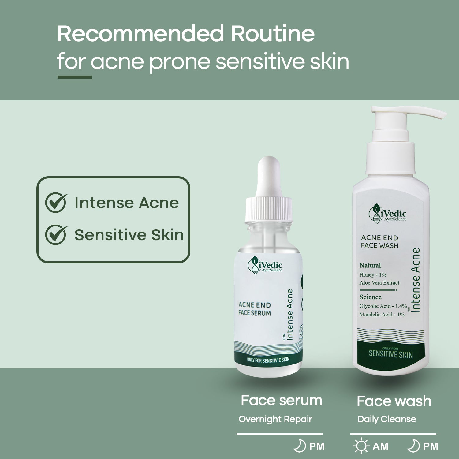 Recommended Product for Acne Prone Sensitive Skin