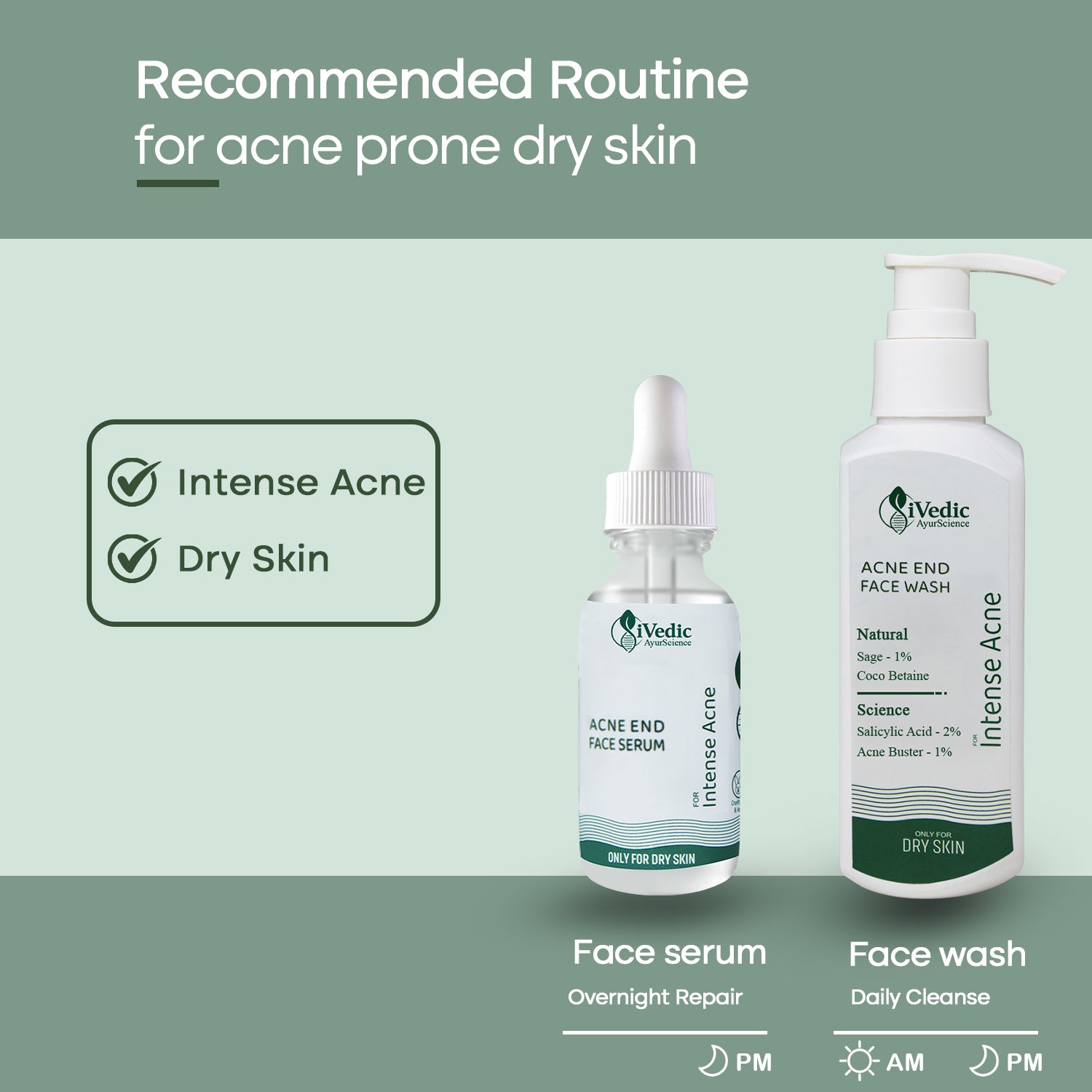 Recommended Product for Acne Prone Dry Skin