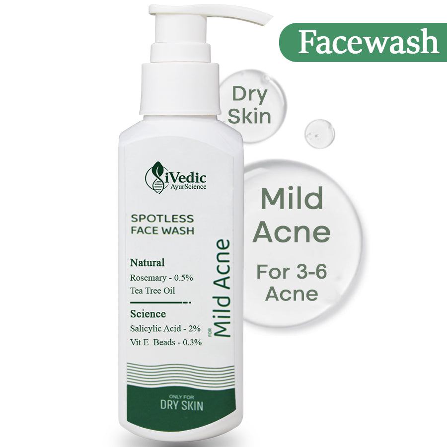 Facewash Trial Pack For Dry Skin With Mild Acne For 3-6 Acne