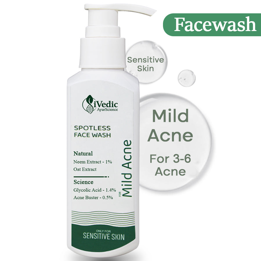 Facewash Trial Pack For Sensitive Skin With Mild Acne For 3-6 Acne