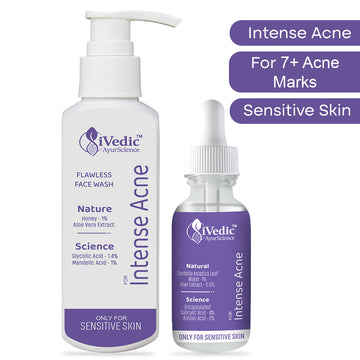 Acne End Combo of Facewash Cleanser and Serum (Only For Sensitive Skin with Intense Acne)