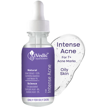 Intense Anti Acne Serum (2% Azelaic Acid & 0.5% Kiwi Extract) for Blackheads & Open pores
