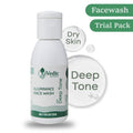 Trial Pack - Facewash for Dry Skin(Deep Tone)