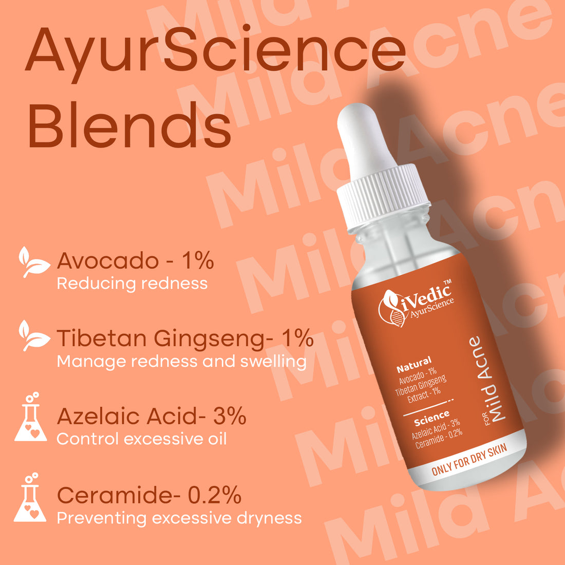 Anti Acne Face Serum / 30 ml