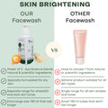 Skin Brightening - Our Facewash VS Other Facewash