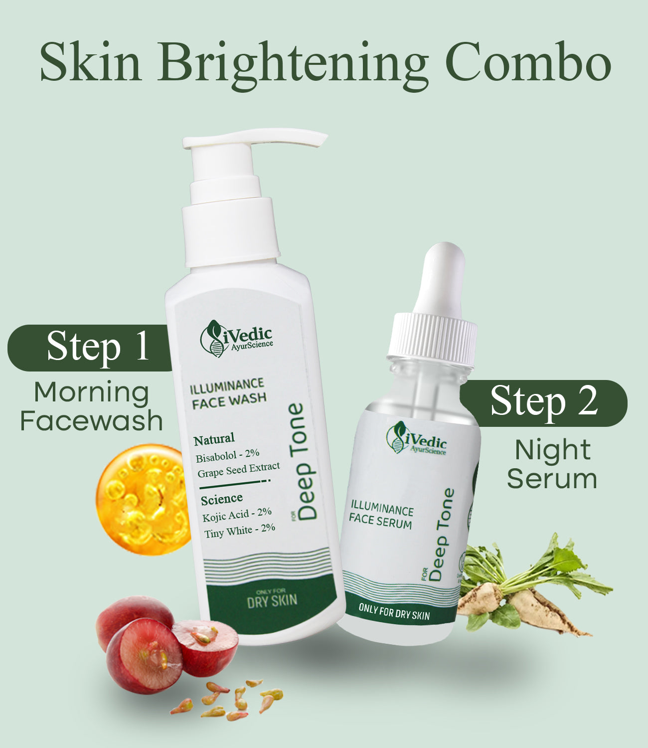 Skin Brightening Combo Steps