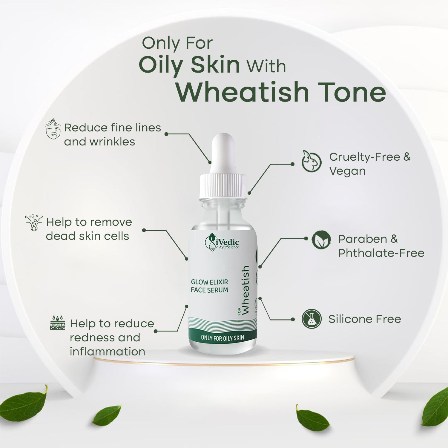 Only For Oily Skin with Wheatish Tone