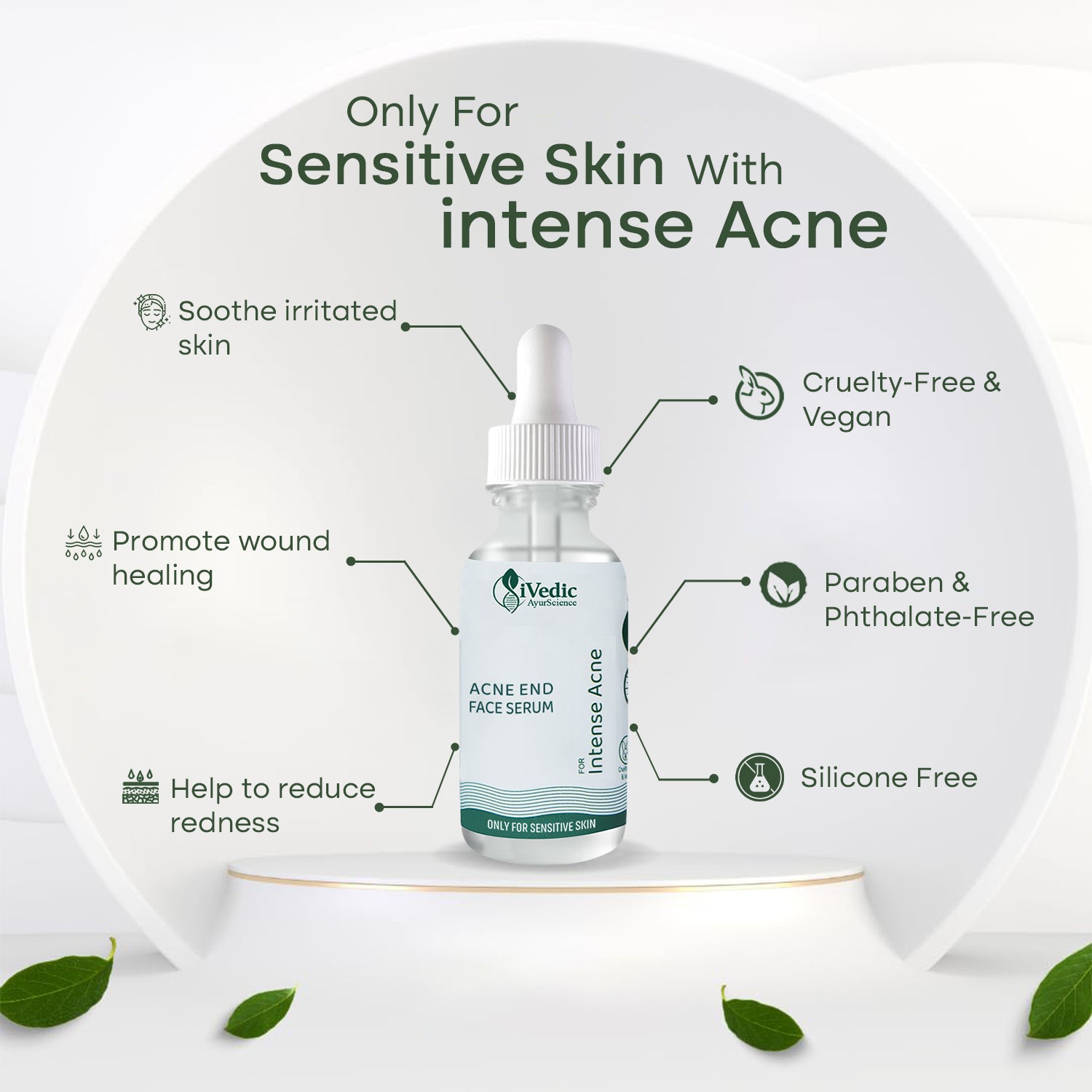 Only For Sensitive Skin with intense Acne