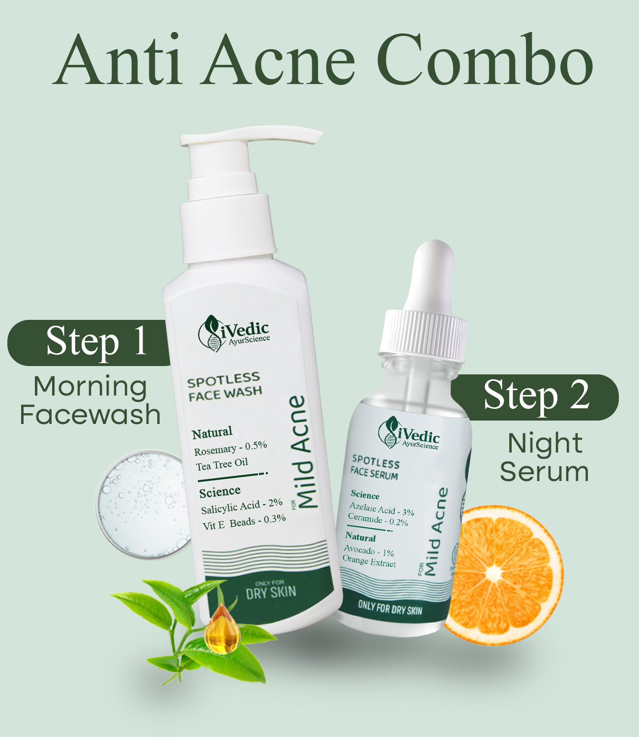 Anti Acne Combo Steps