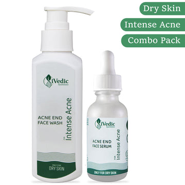 Acne End Combo of Facewash Cleanser and Serum (Only For Dry Skin with Intense Acne)