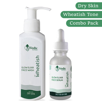 Glow Elixir Combo of Facewash Cleanser and Serum (Only For Dry Skin with Wheatish tone)