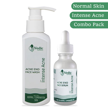 Acne End Combo of Facewash Cleanser and Serum (Only For Normal Skin with Intense Acne)