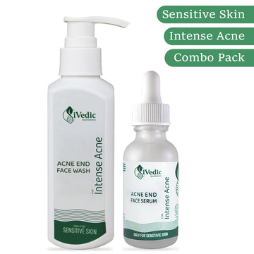 Acne End Combo of Facewash Cleanser and Serum (Only For Sensitive Skin with Intense Acne)