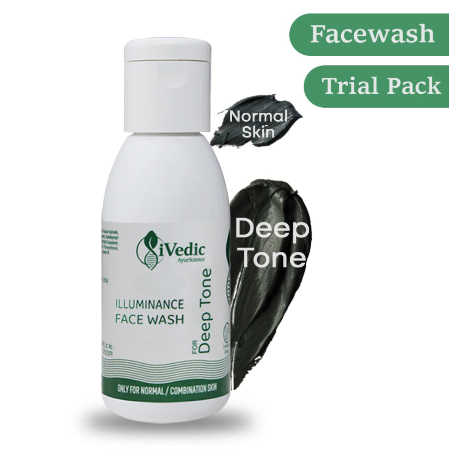 illuminance Skin Brightening Face Wash Cleanser (Only For Normal Skin with Deep Skin tone) 25 ml Trial Pack
