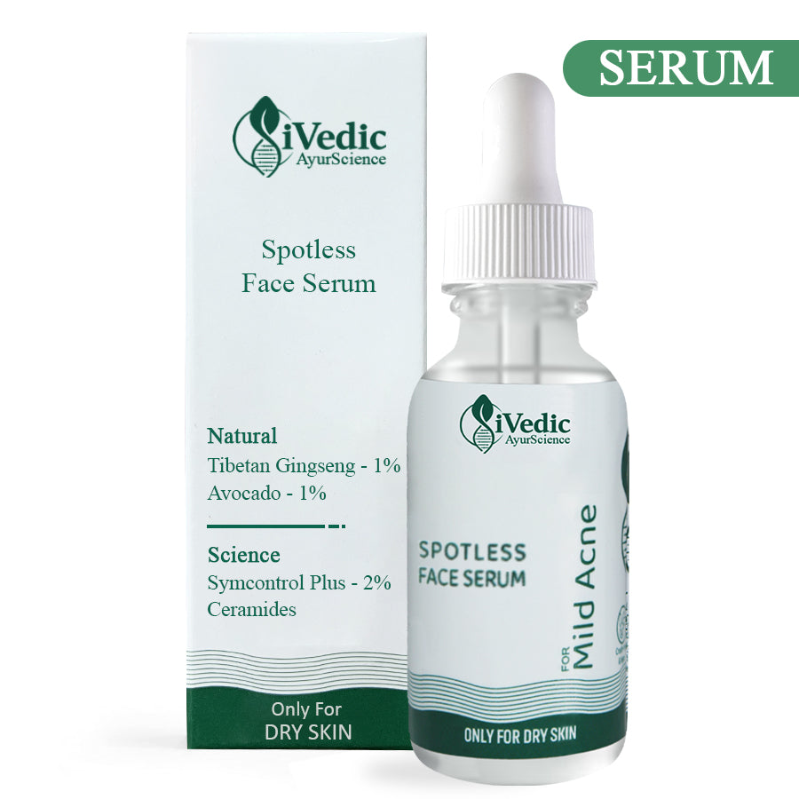 Mild Anti Acne Serum ( 2% Symcontrol Plus, Ceramides & 1% Tibetan Gingseng  ) for Blackheads & Open pores
