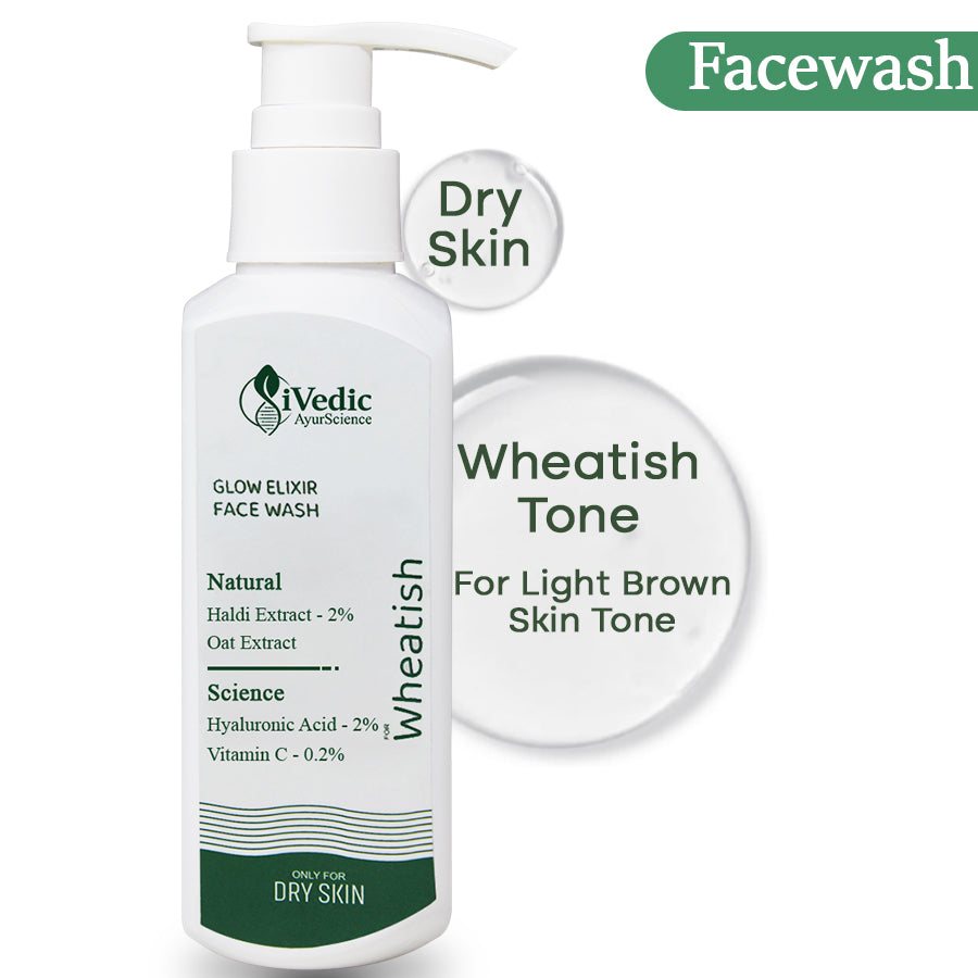 Facewash for Dry Skin (Wheatish Tone For Light Brown Skin Tone)