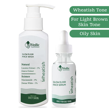 Wheatish Tone For Light Brown Skin Tone(Oily Skin)