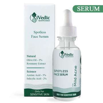 Mild Anti Acne Serum ( 2% Salicylic Acid, 3% Azelaic Acid & 2% Olive Oil ) for Blackheads & Open pores