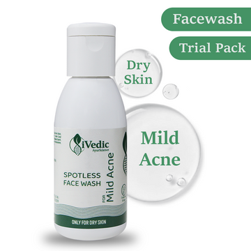 Spotless Anti Acne Face Wash Cleanser (Only For Dry Skin with Mild Acne) 25 ml Trial Pack