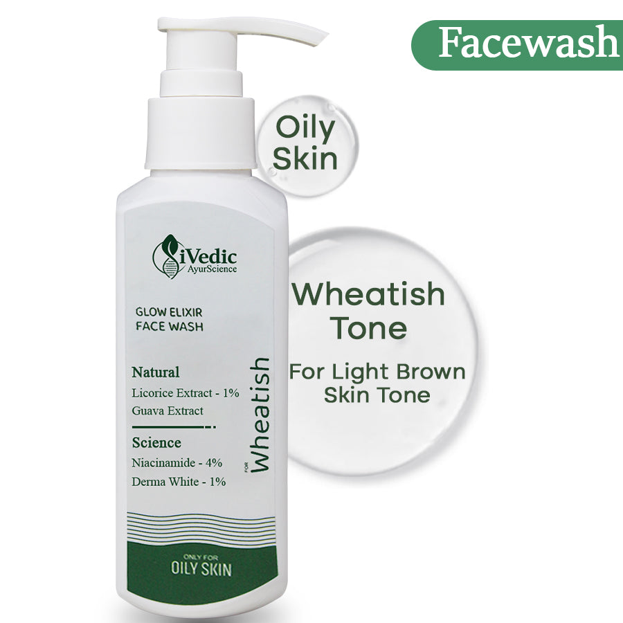 Facewash for Oily Skin (Wheatish Tone For Light Brown Skin Tone)