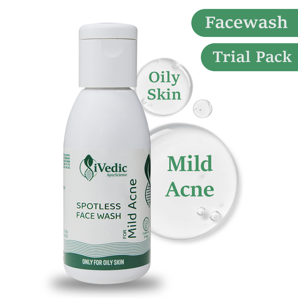 Spotless Anti Acne Face Wash Cleanser (Only For Oily Skin with Mild Acne) 25 ml Trial Pack
