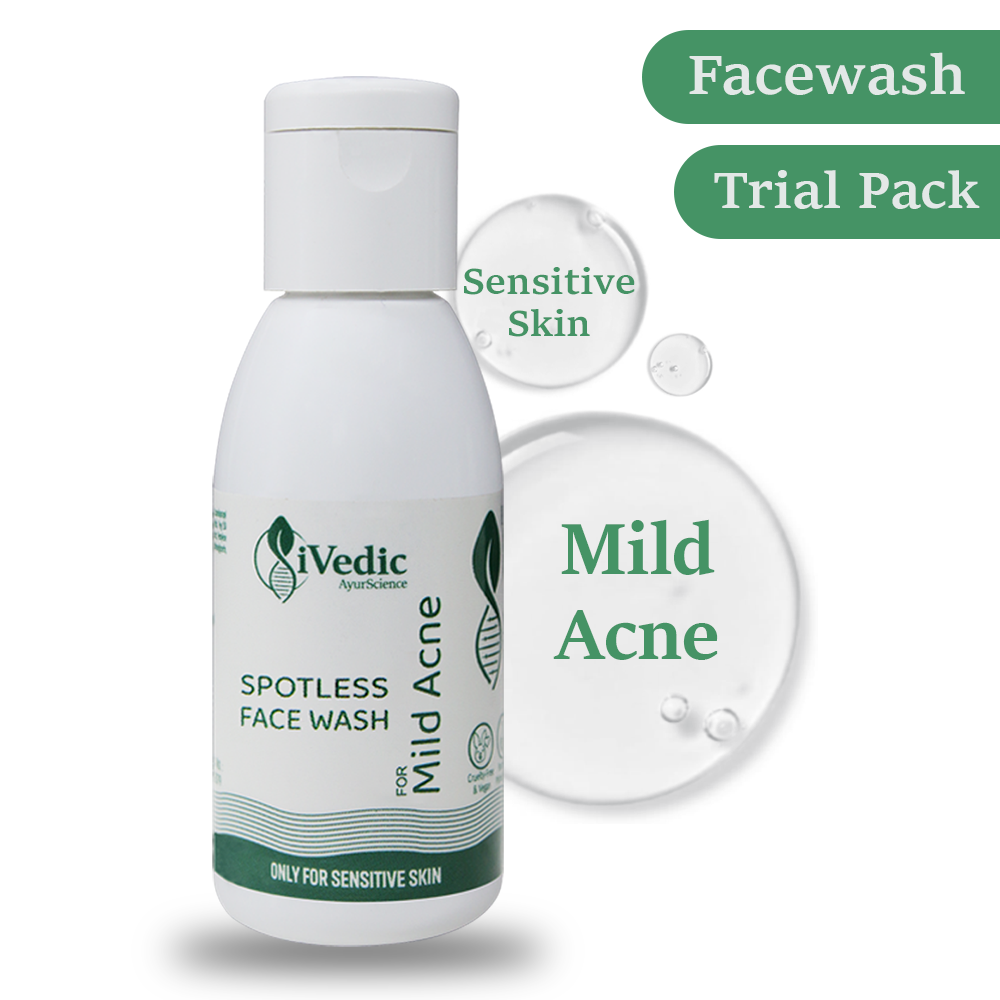 Spotless Anti Acne Face Wash Cleanser (Only For Sensitive Skin with Mild Acne) 25 ml Trial Pack